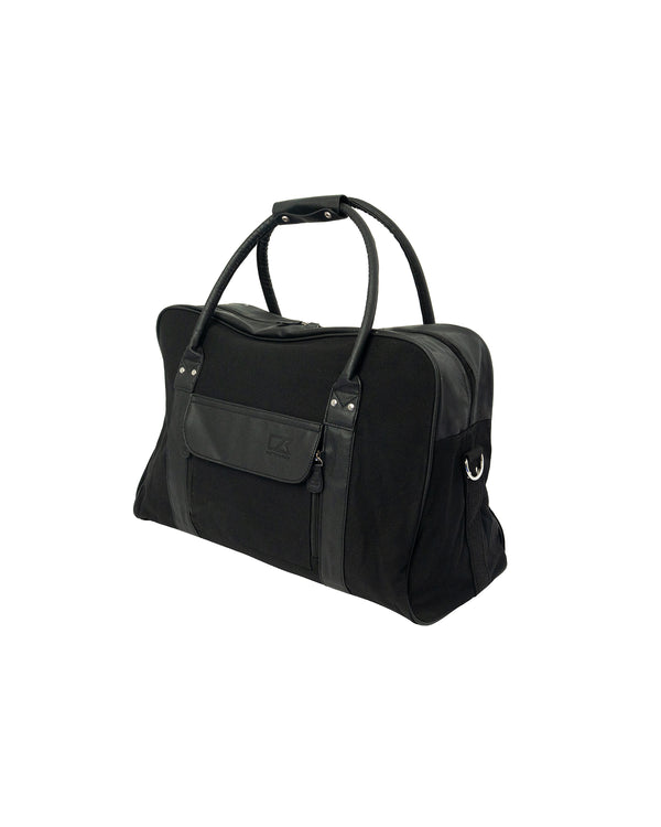 CB Weekender Holdall:  Leather Canvas