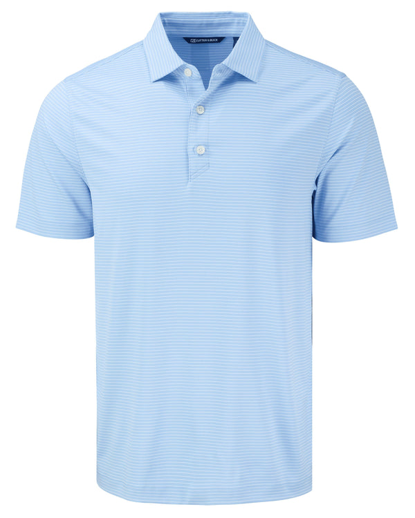 CB Mens Forge Eco Stretch Fine-Stripe Polo