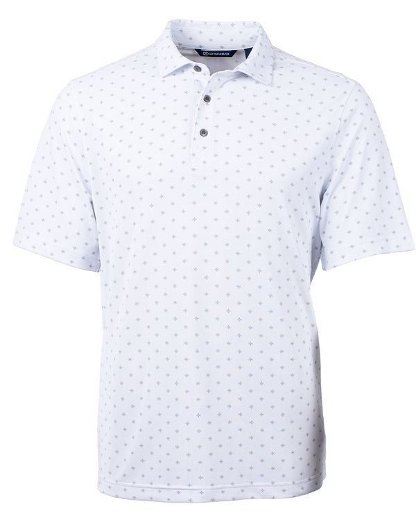 CB Mens Virtue EcoPique Tile Print Polo