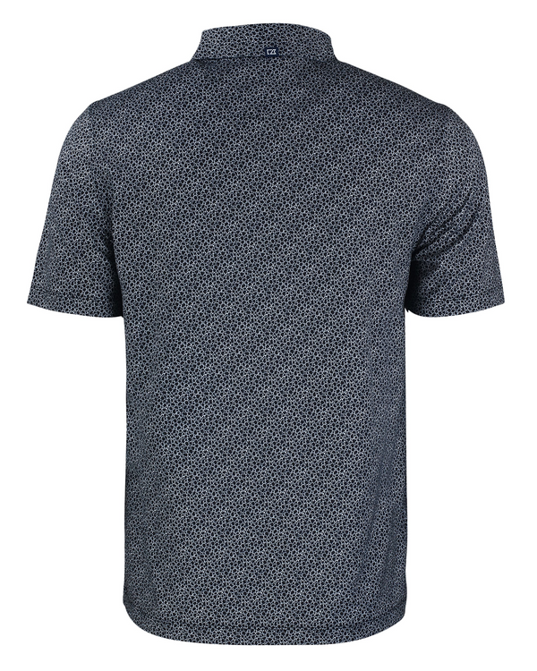CB Mens Pike Eco Stretch Pebble Print Polo